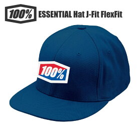 ワンハンドレッドパーセント 100％ 100パーセント ESSENTIAL Hat J-Fit FlexFit キャップ 帽子 ロゴキャップ ネイビー カジュアルサイクルウェア
