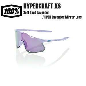 100% �����n���h���b�h HYPERCRAFT XS Soft Tact Lavender/HiPER Lavender Mirror Lens �T���O���X �X�|�[�c�T���O���X ���]�� �싅