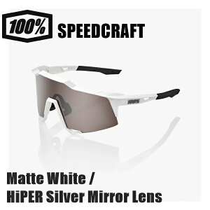 100% nhbh SPEEDCRAFT - Matte White / HiPER Silver Mirror Lens TOX X|[c ] 싅