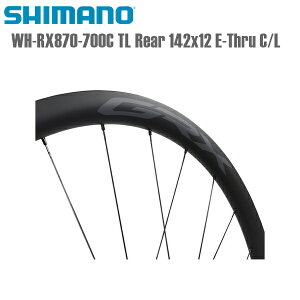 SHIMANO V}m zC[ WH-RX870-700C TL Rear 142x12 E-Thru C/L V}m([hzC[) gzC[ ]