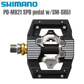 SHIMANO シマノ ペダル PD-M821 SPD pedal w/SM-SH51 シマノ(MTBペダル) 自転車 ペダル