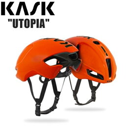 KASK カスク UTOPIA ORANGE FLUO/BLACK ロード シティ MTB シクロクロス グラベル 自転車 ヘルメット