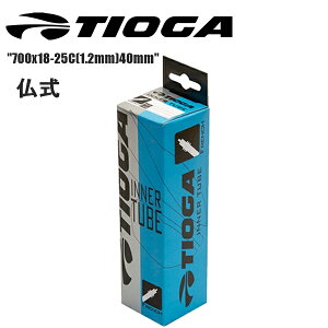 TIOGA タイオガ インナーチューブ 仏式 700x18-25C(1.2mm)40mm TIT14700 自転車 インナーチューブ