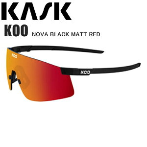 KASK �J�X�N KOO �N�[ NOVA BLACK MATT RED �X�|�[�c�T���O���X ���]��