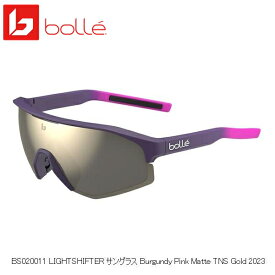 bolle ボレー BS020011 LIGHTSHIFTER サングラス Burgundy Pink Matte TNS Gold 2023 スポーツサングラス 自転車