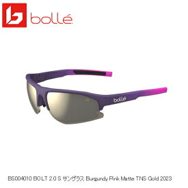bolle ボレー BS004010 BOLT 2.0 S サングラス Burgundy Pink Matte TNS Gold 2023 スポーツサングラス 自転車