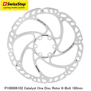 SWISSSTOP XCXXgbv P100006102 Catalyst One Disc Rotor 6-Bolt 180mm ]ԗpfBXNu[L