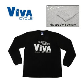 ViVA ビバ ViVA ロングTシャツ BK Lサイズ カジュアルサイクルウェア 自転車