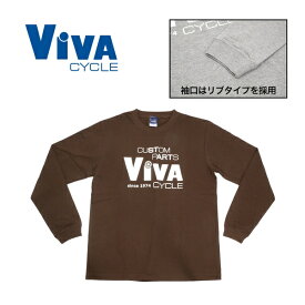 ViVA ビバ ViVA ロングTシャツ BR Lサイズ カジュアルサイクルウェア 自転車