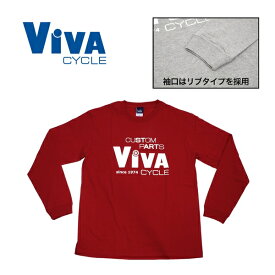 ViVA ビバ ViVA ロングTシャツ RD XLサイズ カジュアルサイクルウェア 自転車