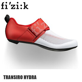 fizik フィジーク TRANSIRO HYDRA ホワイト/メタレッド トライアスロン 自転車 シューズ 靴