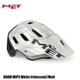 MET メット ヘルメット ROAM MIPS White Iridescent/Matt 自転車 ヘルメット ロードバイク