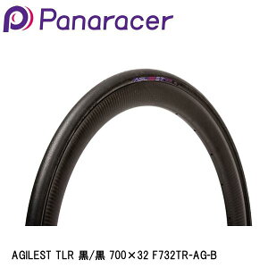 Panaracer �p�i���[�T�[ AGILEST TLR ��/�� 700×32 F732TR-AG-B ���]�� �`���[�u���X�^�C��