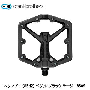 CrankBrothers �N�����N�u���U�[�Y �X�^���v 1 (GEN2) �y�_�� �u���b�N ���[�W 16809 ���]�� �t���b�g�y�_��
