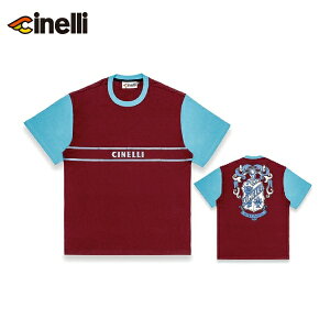 cinelli `l T-SHIRT HERITAGE BORDEAUX TVc JWATCNEFA ]