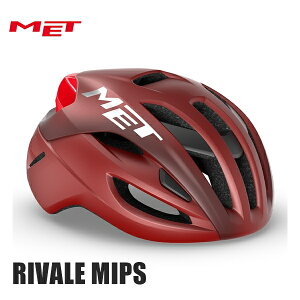 MET bg RIVALE MIPS Red Dahlia/Matt o[~bvX ] wbg [hoCN