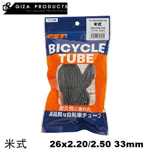 GIZAPRODUCTS �M�U�v���_�N�c TIT17504 �Ď��`���[�u 26x2.20/2.50 33mm ���]�� �C���i�[�`���[�u