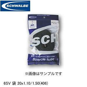 SCHWALBE �V�������x 6SV �� 20x1.10/1.50(406) ETRTO�F28-406�A32-406�A35-406�A37-406�A40-406 SW-10900123WP ���]�� �C���i�[�`���[�u