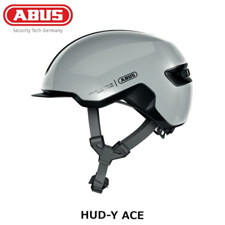 楽天市場】ABUS アブス HUD-Y ACE RACE GREY 自転車ヘルメット シティ 