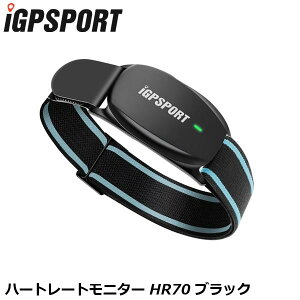 iGPSPORT �A�C�W�[�s�[�X�|�[�c �n�[�g���[�g���j�^�[ HR70 �u���b�N �T�C�N���R���s���[�^�[