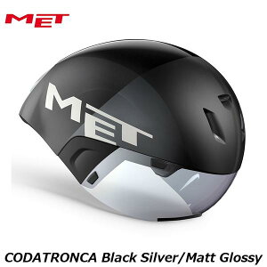 MET ���b�g CODATRONCA Black Silver/Matt Glossy ���]�ԗp ���[�h�o�C�N �w�����b�g