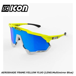 SCICONSPORTS �V�[�R�� SCICON SPORTS AEROSHADE FRAME:YELLOW FLUO (LENS:Multimirror Blue) �X�|�[�c�T���O���X