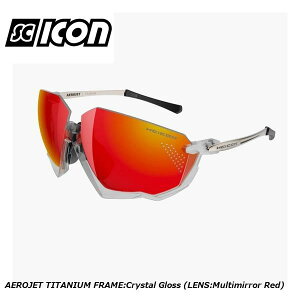 SCICONSPORTS �V�[�R�� SCICON SPORTS AEROJET TITANIUM FRAME:Crystal Gloss (LENS:Multimirror Red) �X�|�[�c�T���O���X