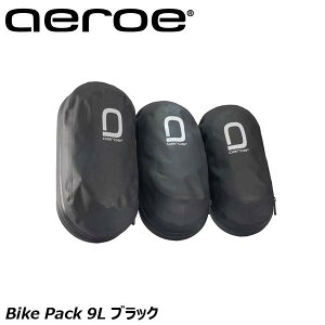 Aeroe �G���G Bike Pack 9L �u���b�N �T�C�N�����O�p�o�b�O