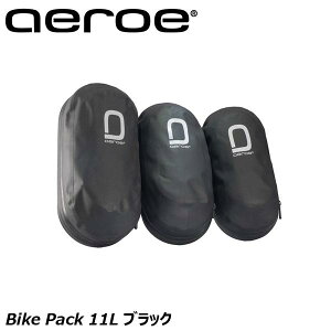 Aeroe �G���G Bike Pack 11L �u���b�N �T�C�N�����O�p�o�b�O