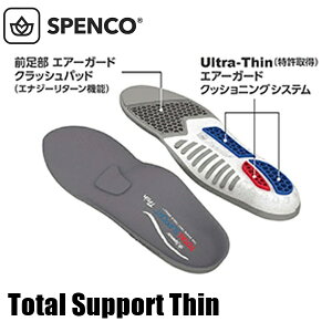 Spenco �X�y���R �g�[�^���T�|�[�g �V�� Total Support Thin ���]�ԃC���\�[�� �g���C�A�X����