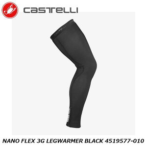 CASTELLI JXe NANO FLEX 3G LEGWARMER BLACK 4519577-010 ]ԗpbOEH[}[