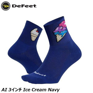 DeFeet fBtB[g AI 3C` Ice Cream Navy TCN\bNX C