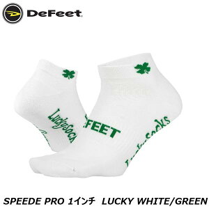 DeFeet fBtB[g SPEEDE PRO 1C` LUCKY WHITE/GREEN TCN\bNX C