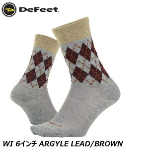 DeFeet fBtB[g WI 6C` ARGYLE LEAD/BROWN TCN\bNX C