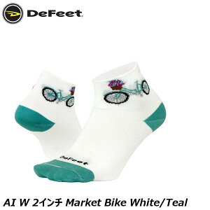 DeFeet fBtB[g AI W 2C` Market Bike White/Teal TCN\bNX C