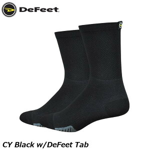 DeFeet fBtB[g CY Black w/DeFeet Tab TCN\bNX C