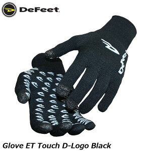 DeFeet �f�B�t�B�[�g Glove ET Touch D-Logo Black �T�C�N���O���[�u