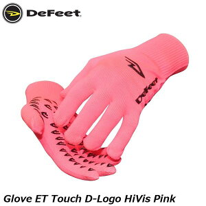 DeFeet �f�B�t�B�[�g Glove ET Touch D-Logo HiVis Pink �T�C�N���O���[�u