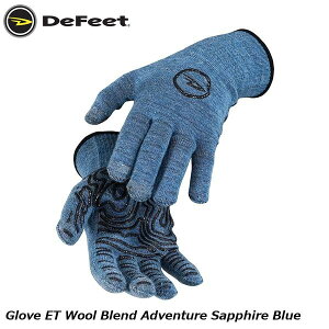 DeFeet �f�B�t�B�[�g Glove ET Wool Blend Adventure Sapphire Blue �T�C�N���O���[�u