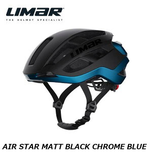 LIMAR }[ LIMAR AIR STAR MATT BLACK CHROME BLUE ]ԗp [hoCN wbg