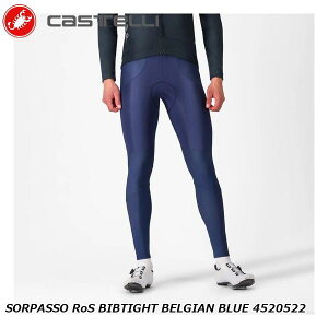 CASTELLI JXe SORPASSO RoS BIBTIGHT BELGIAN BLUE 4520522-424 ]ԗp ru^Cc