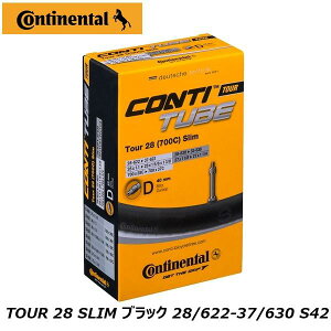 CONTINENTAL �R���`�l���^�� TOUR 28 SLIM �u���b�N 28/622-37/630 S42 ���]�� �C���i�[�`���[�u