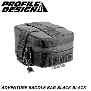 PROFILEDESIGN プロファイルデザイン ADVENTURE SADDLE BAG BLACK BLACK ACASBAG1 サドルバッグ