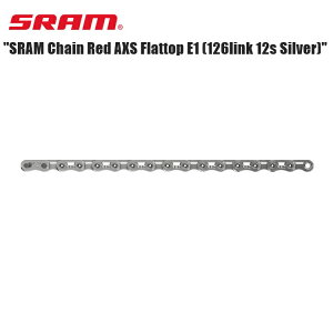 SRAM X SRAM Chain Red AXS Flattop E1 (126link 12s Silver) ] `F[