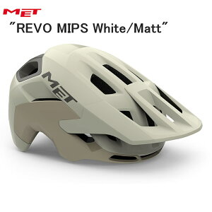 MET bg REVO MIPS White/Matt MTB wbg