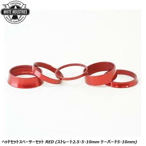 WHITE INDUSTRIES zCgC_Xg[Y wbhZbgXy[T[Zbg RED (Xg[g2.5E5E10mm e[p[h5E10mm) ]ԗpXy[T[