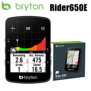 bryton �u���C�g�� Rider650E �T�C�N���R���s���[�^�[
