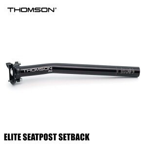 THOMSON トムソン ELITE SEATPOST SETBACK ブラック 自転車用 シートポスト