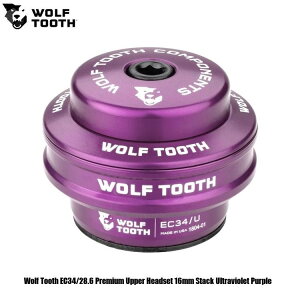 WOLF TOOTH@EtgD[X Wolf Tooth EC34/28.6 Premium Upper Headset 16mm Stack Ultraviolet Purple ] wbhp[c
