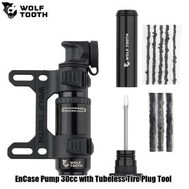WOLF TOOTH　ウルフトゥース EnCase Pump 30cc with Tubeless Tire Plug Tool 自転車 空気入れ